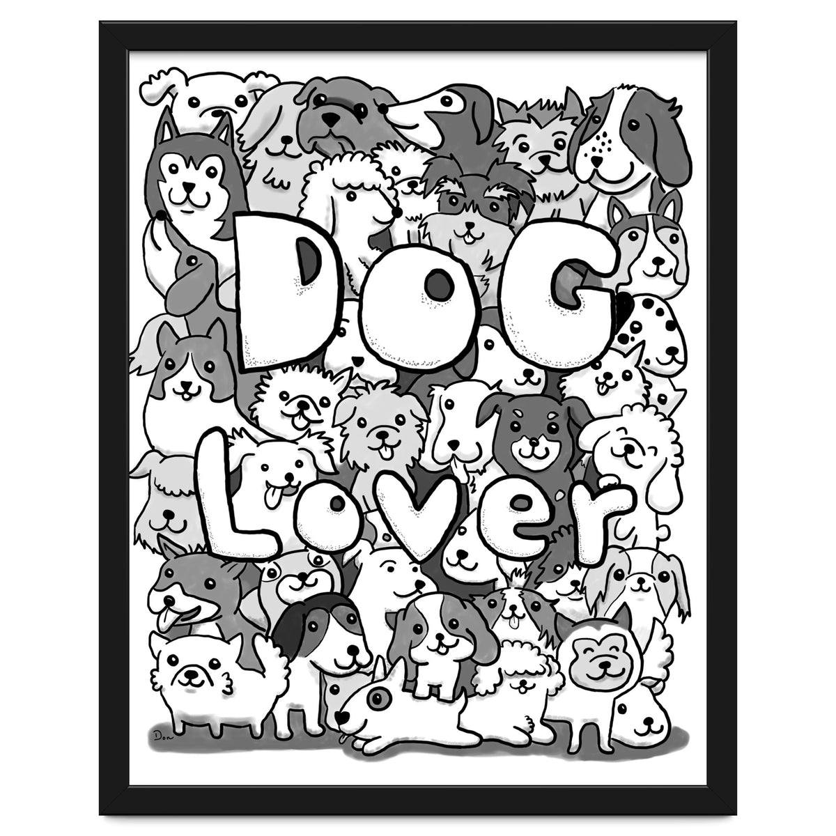 Doodle 72:  Dog Lover