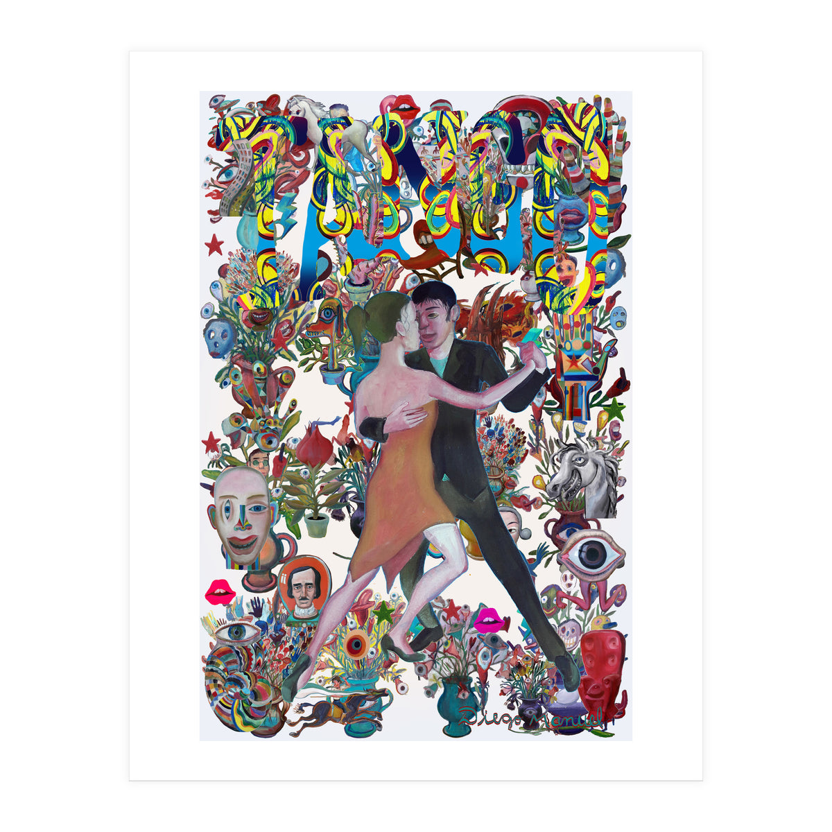 Tango Nuevo Tapiz 4 (Print Only)