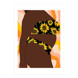Groovy Sunflower Bikini (Print Only) thumbnail
