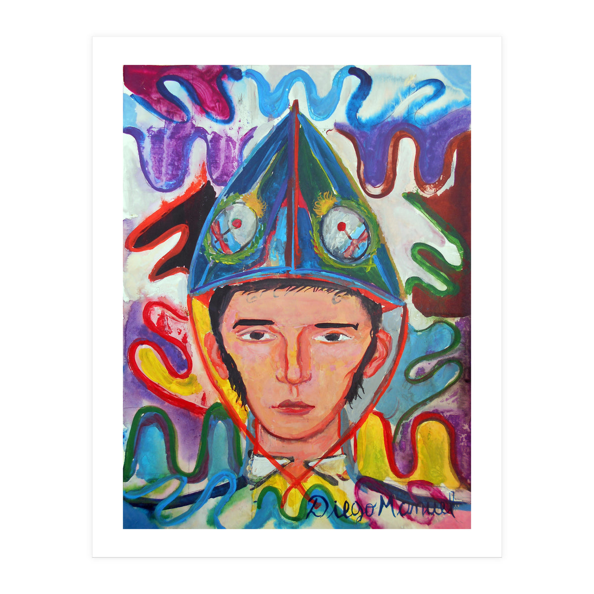 San Martin Con Sombrero Bicorneo (Print Only)