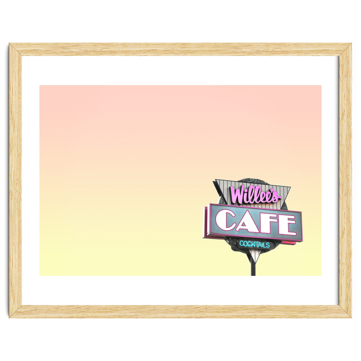 Willees Cafe and Cocktails Neon Sign