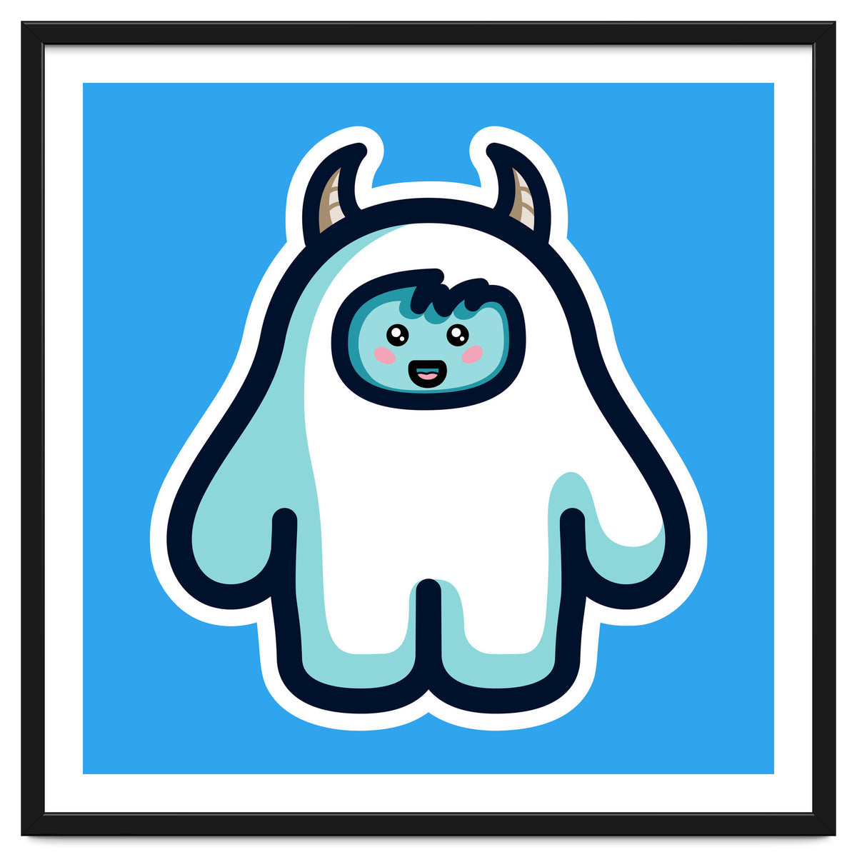 Kawaii Cute Abominable Snowman Yeti