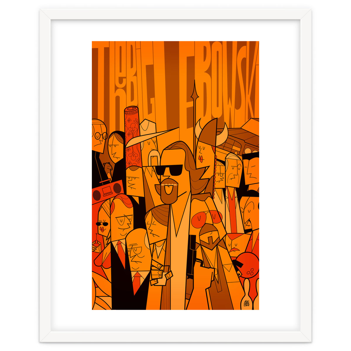 The Big Lebowski Alternative Movie Poster