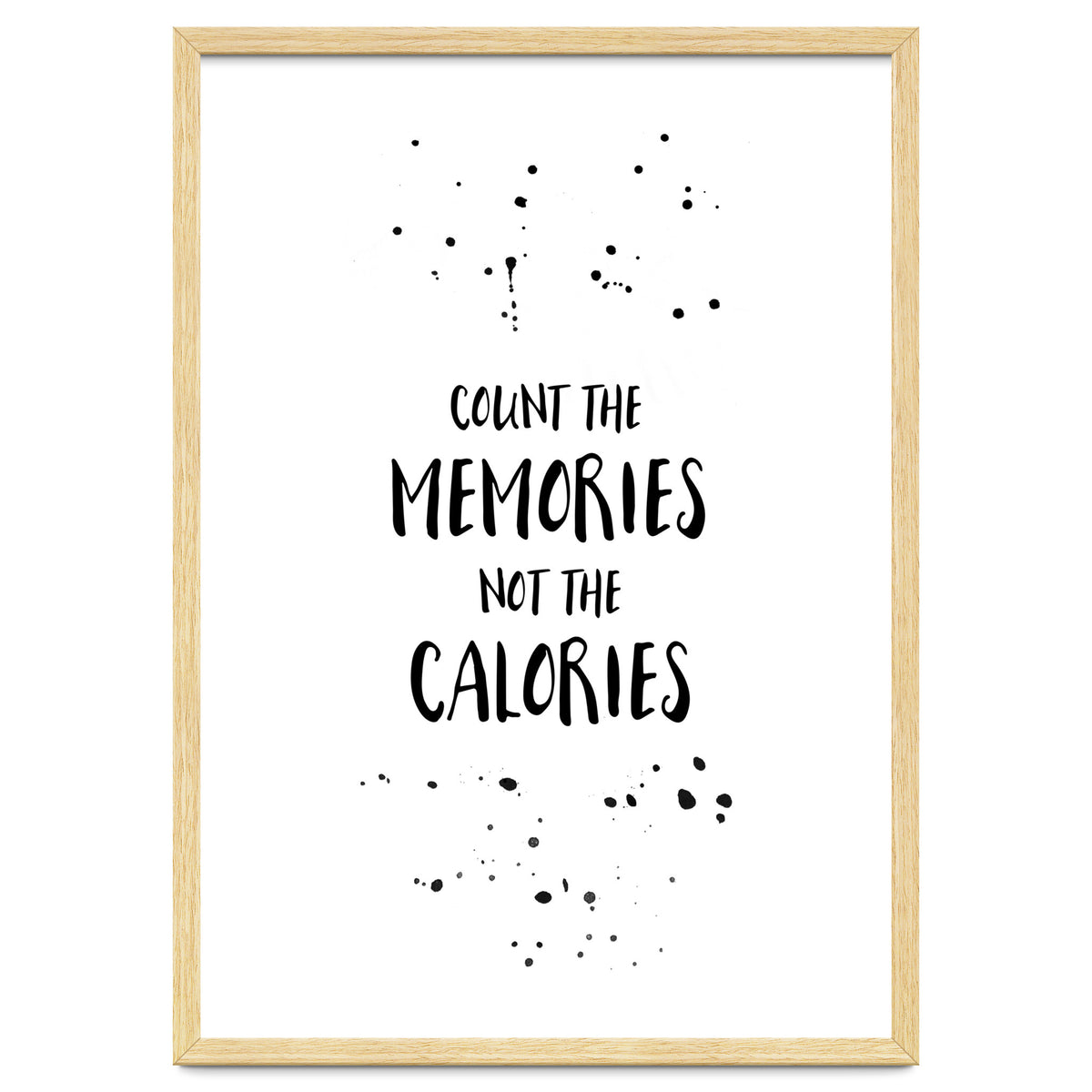 Text Art COUNT THE MEMORIES