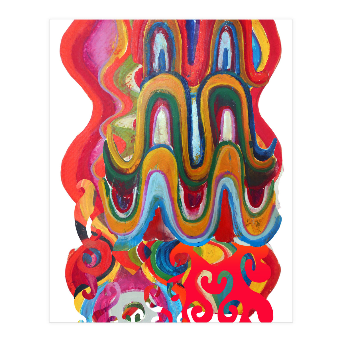 Pop Abstract Asimetrico 14 Copia (Print Only)