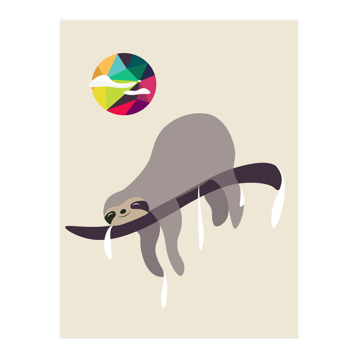 "Sleeping Beauty...Sloth“ (Print Only)