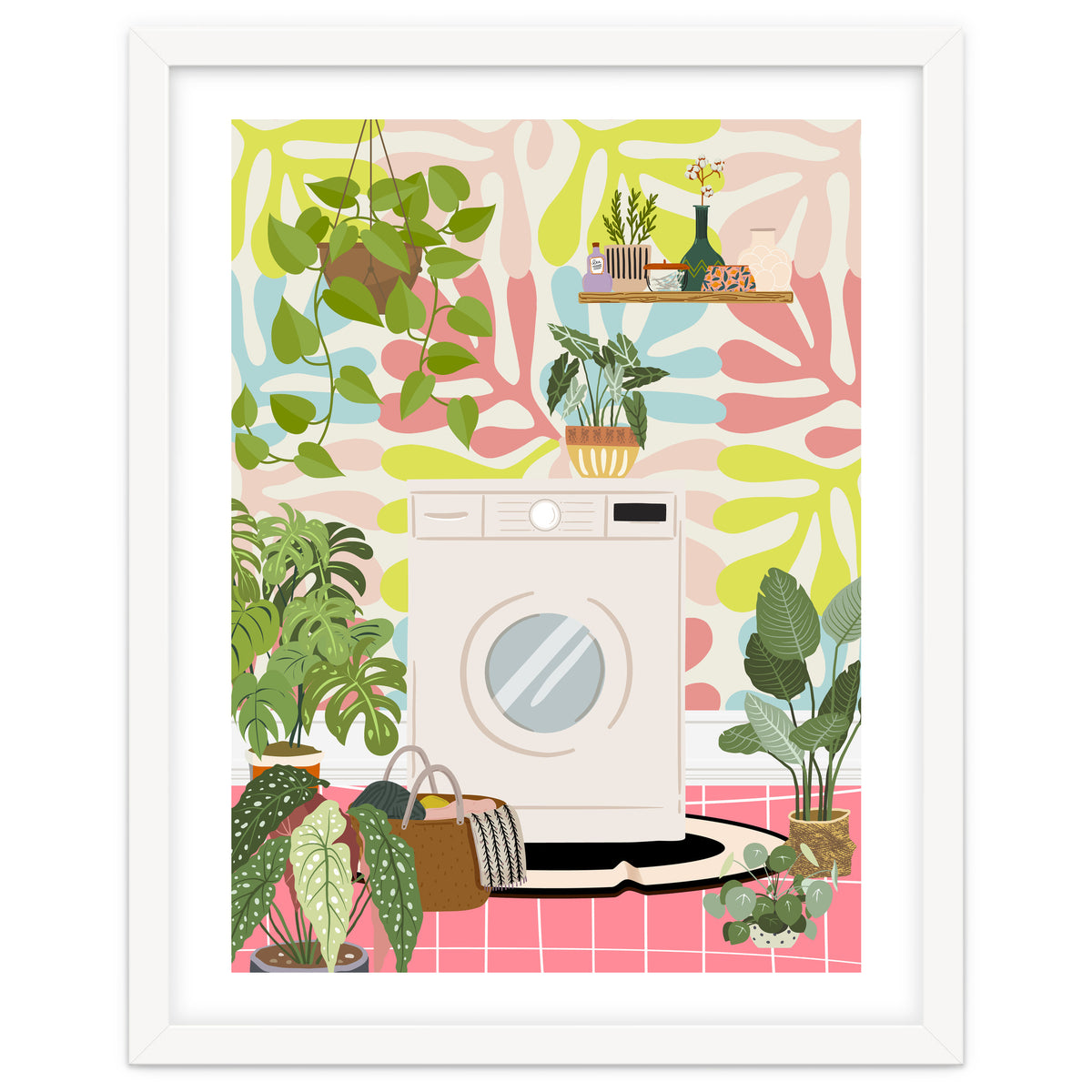 Matisse Style Laundry Room