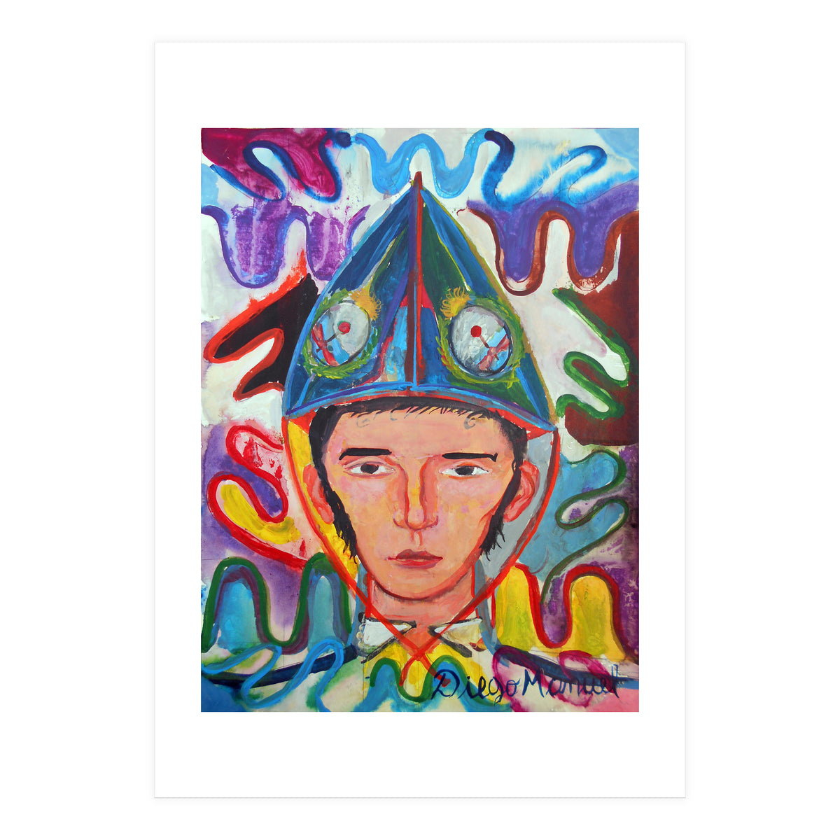 San Martin Con Sombrero Bicorneo (Print Only)