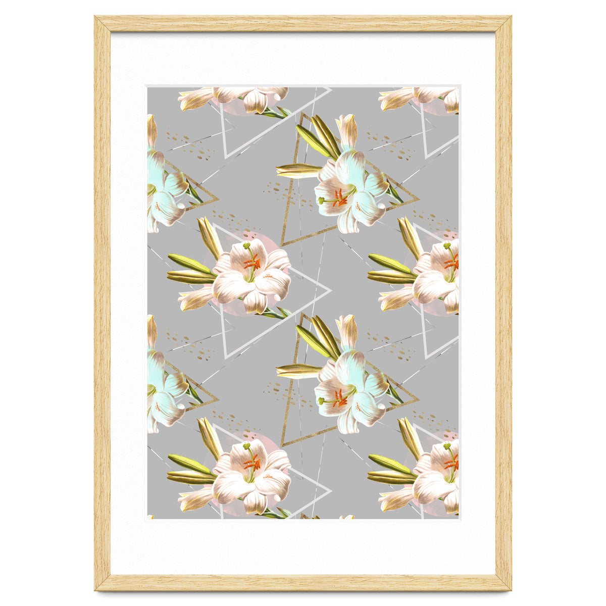 Botanical blooming with geometric 02