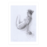 Nude Woman Drawing (Print Only) thumbnail
