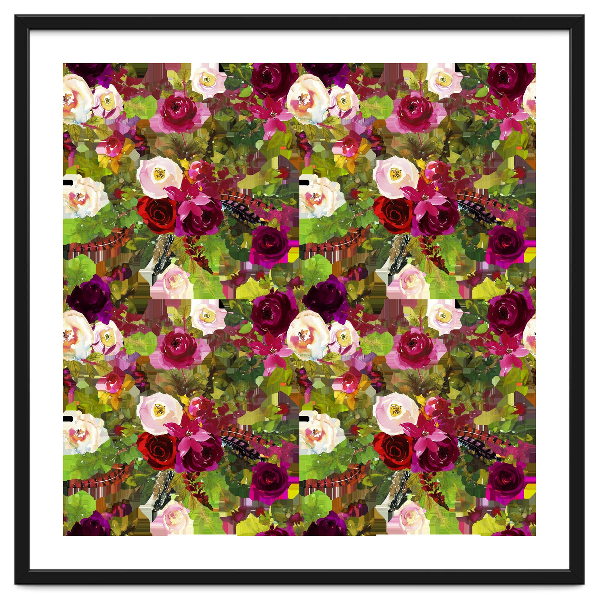 Water Colour Rose Pattern