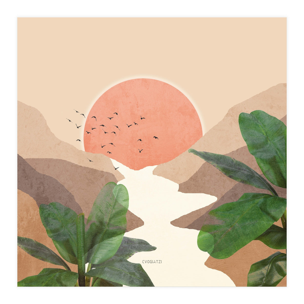 Africa Oasis (Print Only)