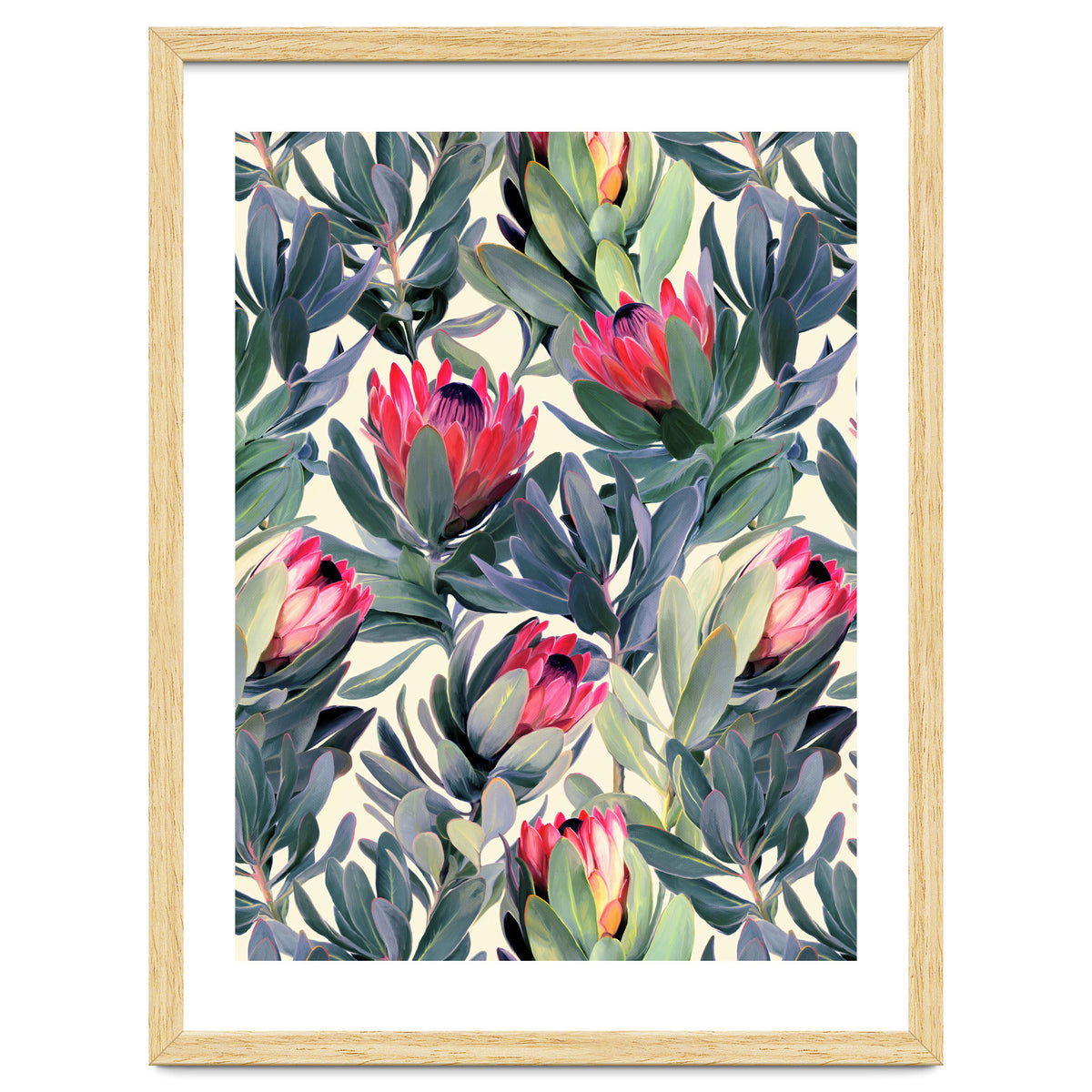 Painted Protea Pattern
