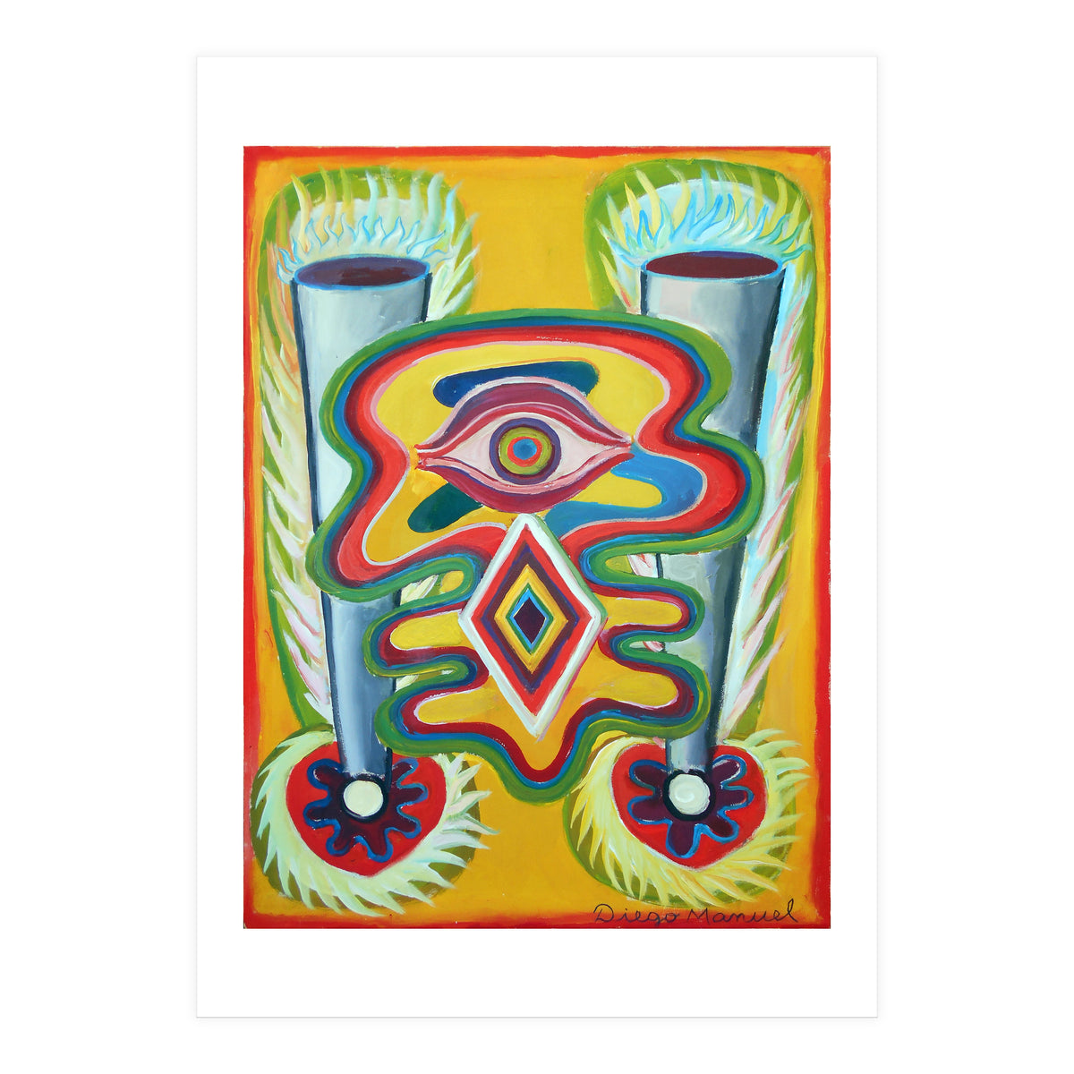 Graffiti Con Fuego (Print Only)