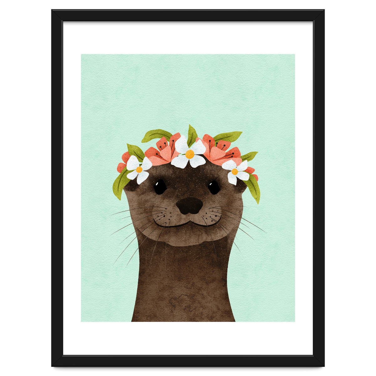Floral Otter