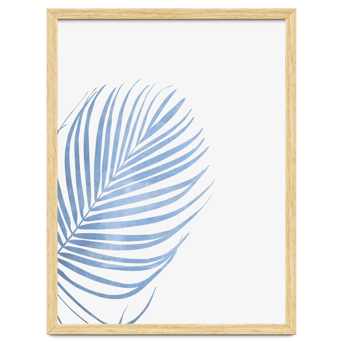Blue Palm Leaf