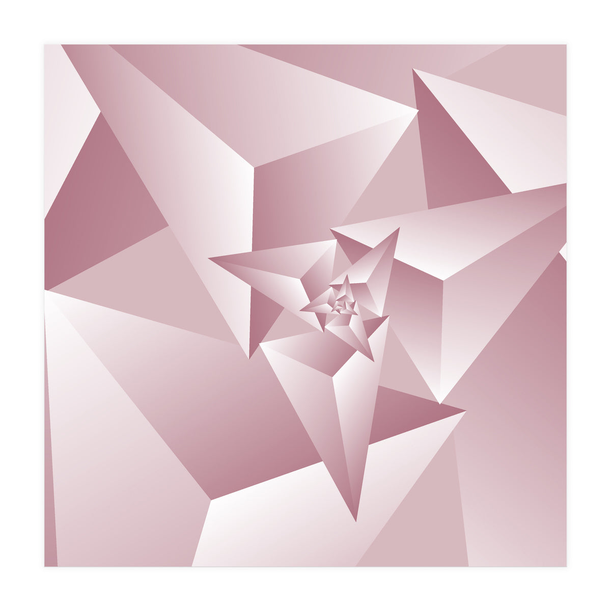 Geometric Triangle Modern  (Print Only)