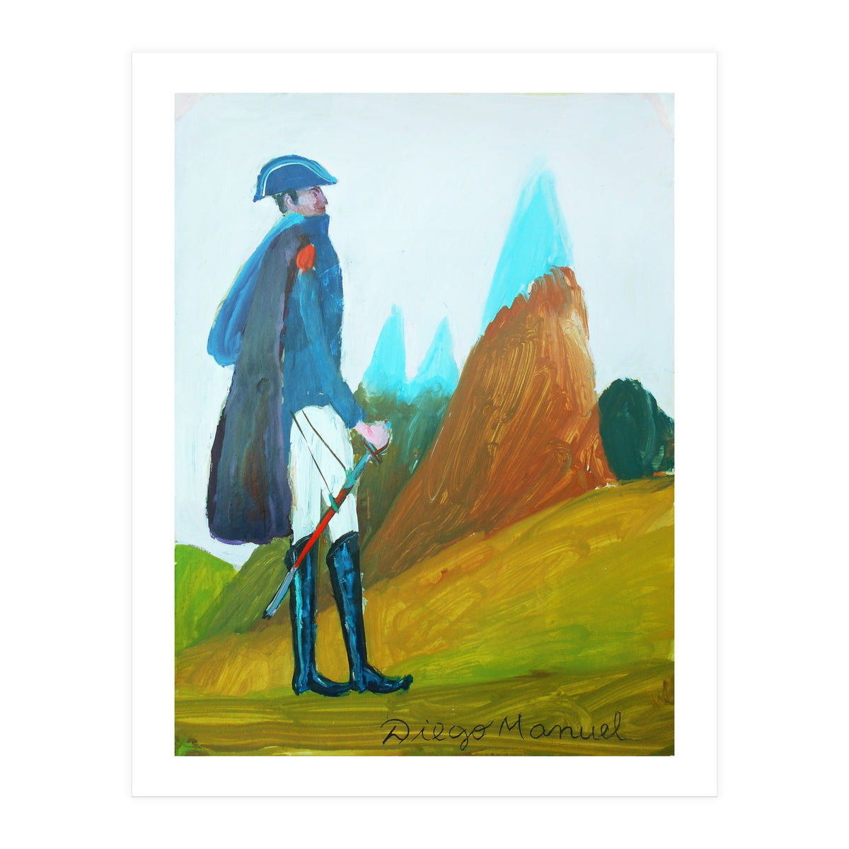 San Martin Cruzando Los Andes 2 (Print Only)