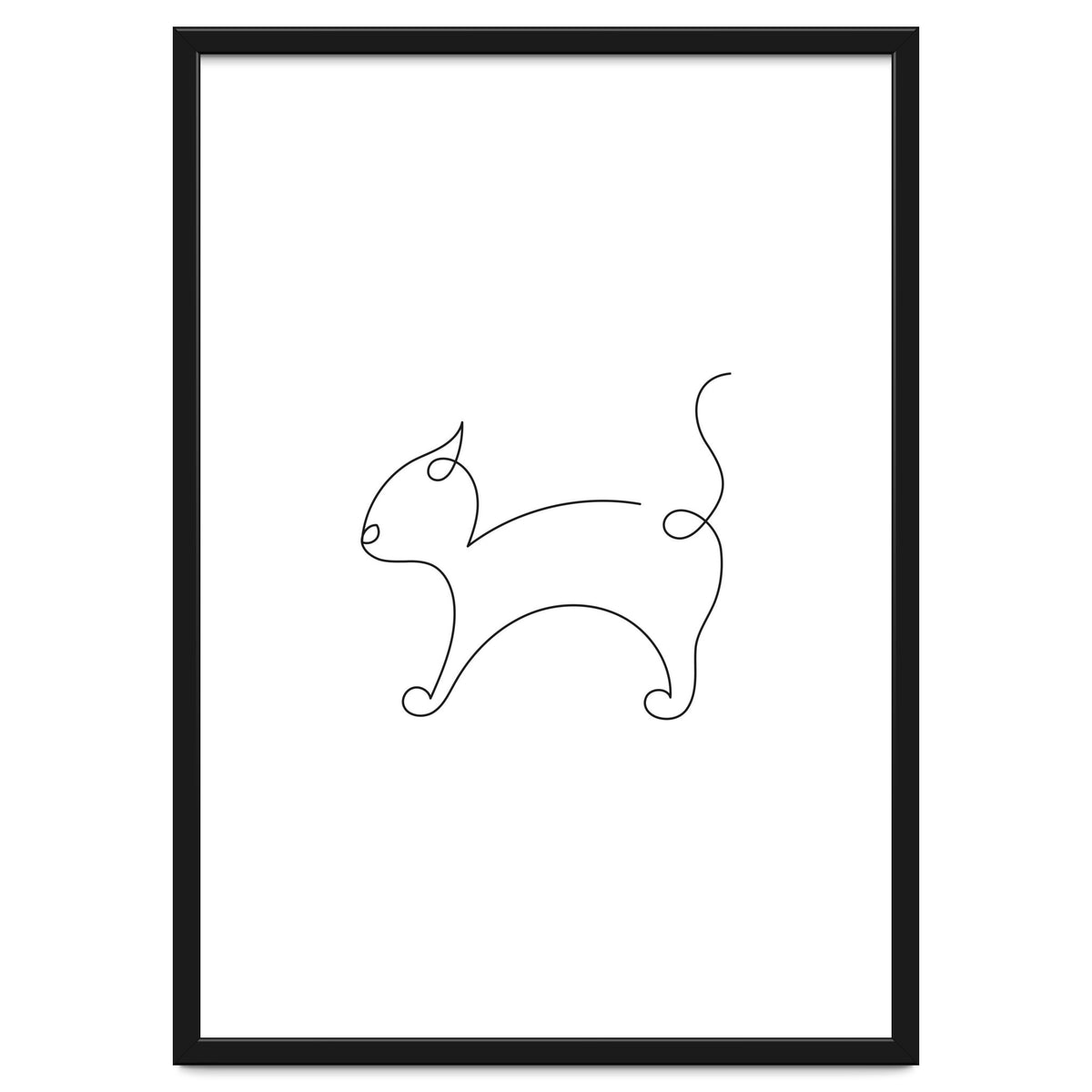 One Line Cat