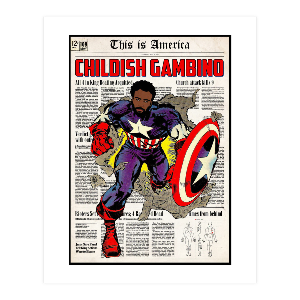 Dangerous Gambino (Print Only)