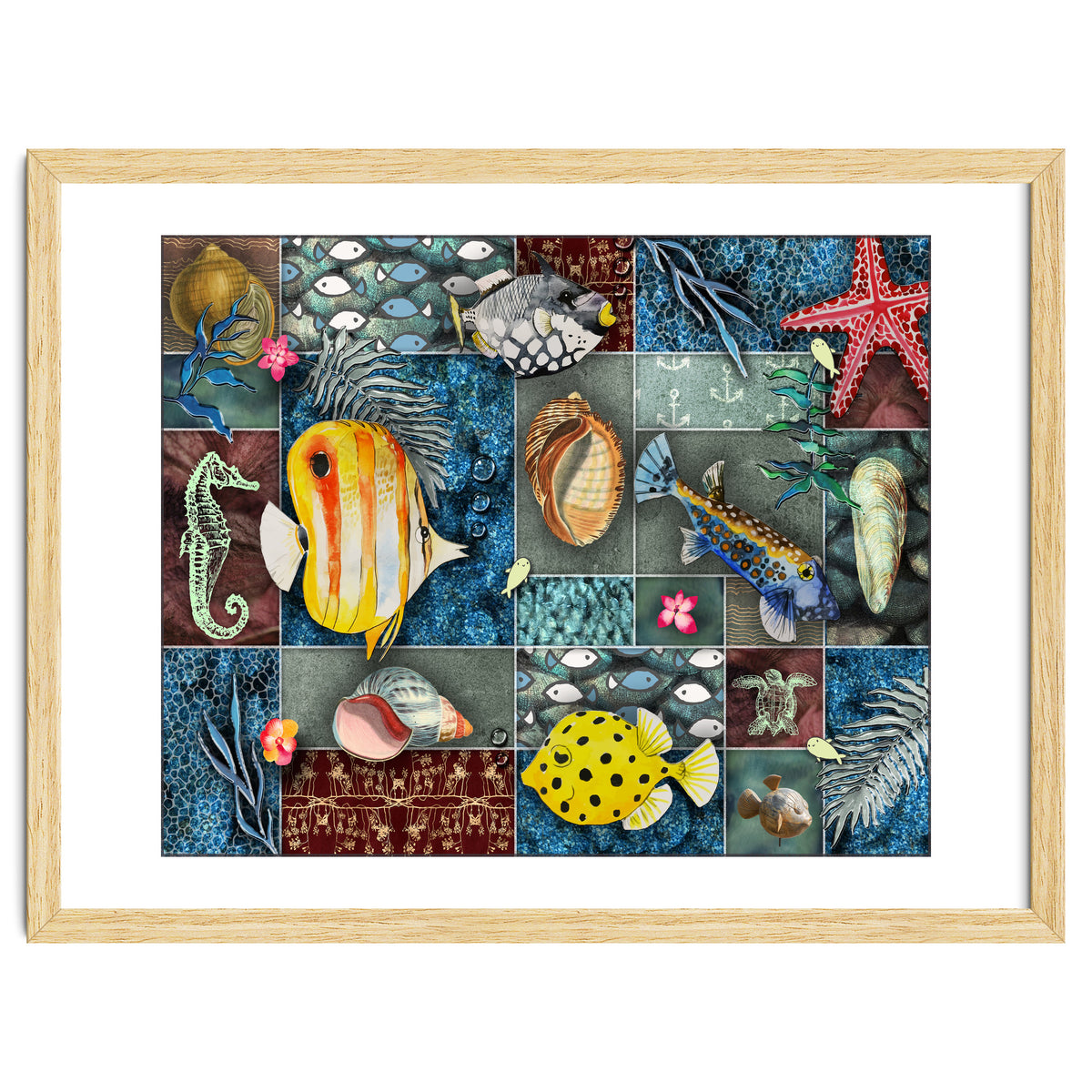 Sea Life Collage