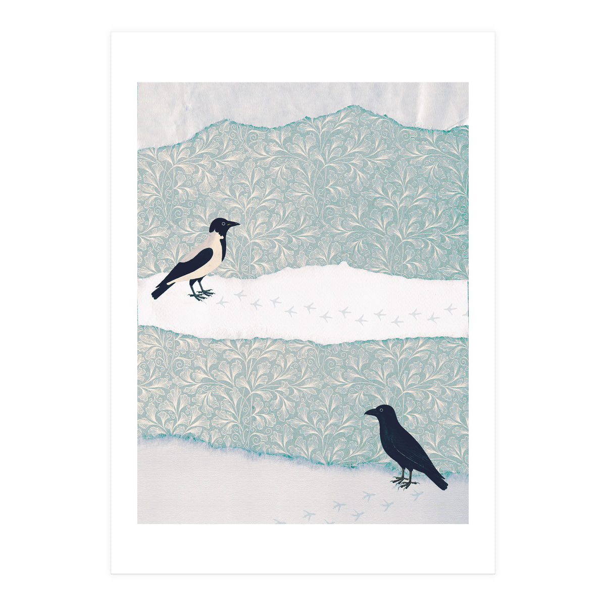 Friends In The Snow (Print Only)