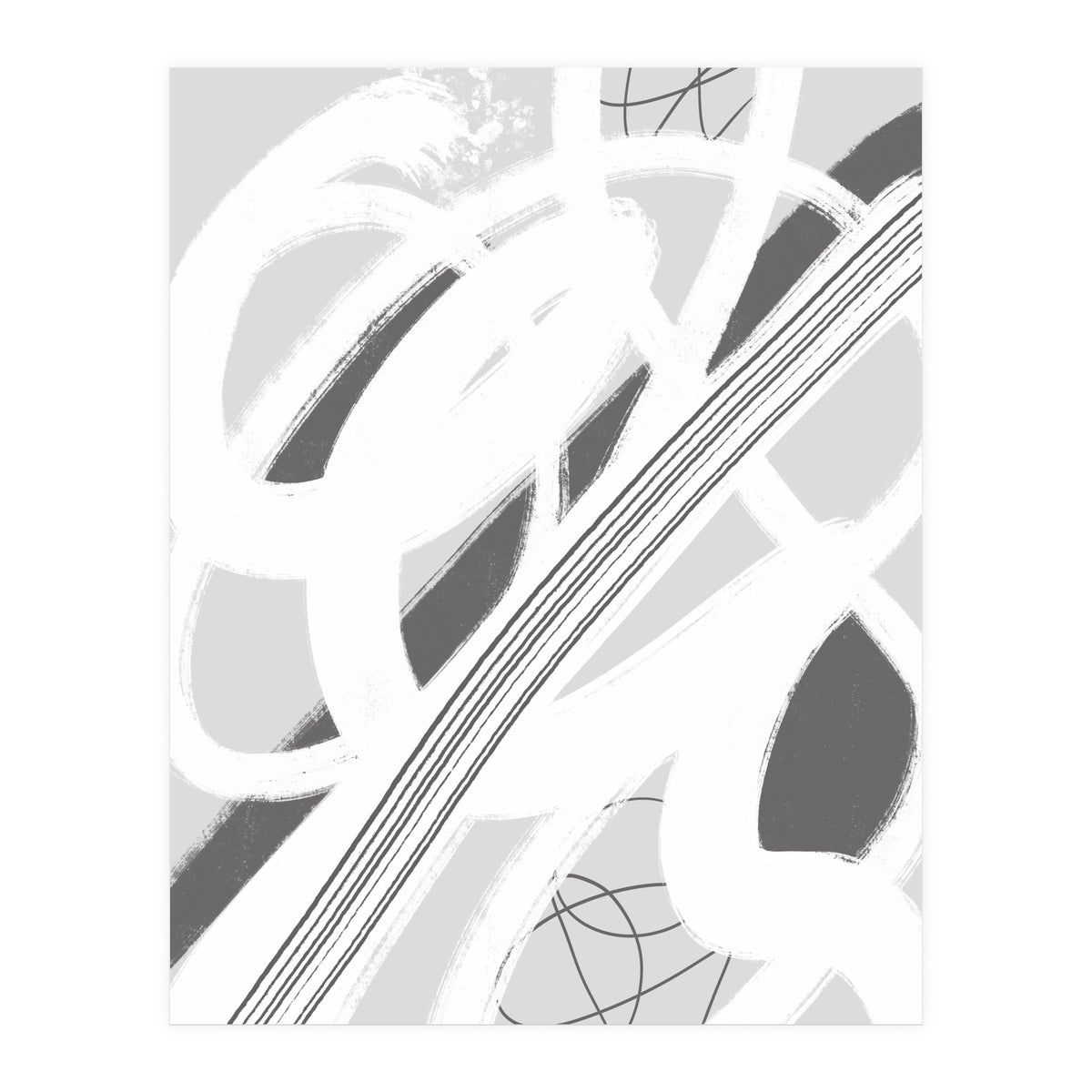 Abstract Painting No. 11 - Chaos and silence (Print Only)