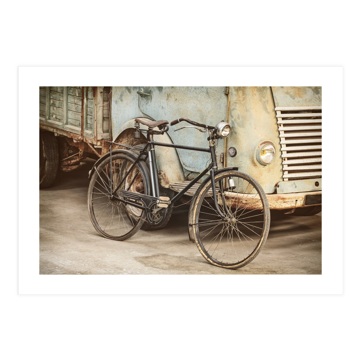 The Bicycle in the old Factory (Print Only)