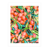 Fruit Garden, Tropical Forest Botanical Painting, Plants Vintage Nature  (Print Only) thumbnail