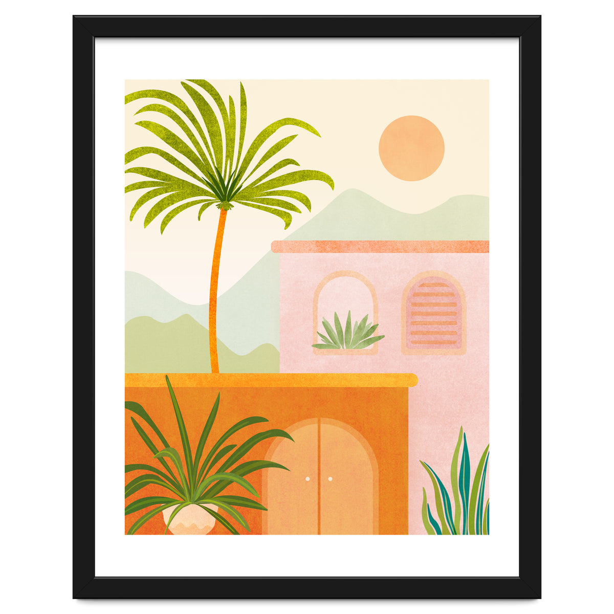 Tropical Mountain Village