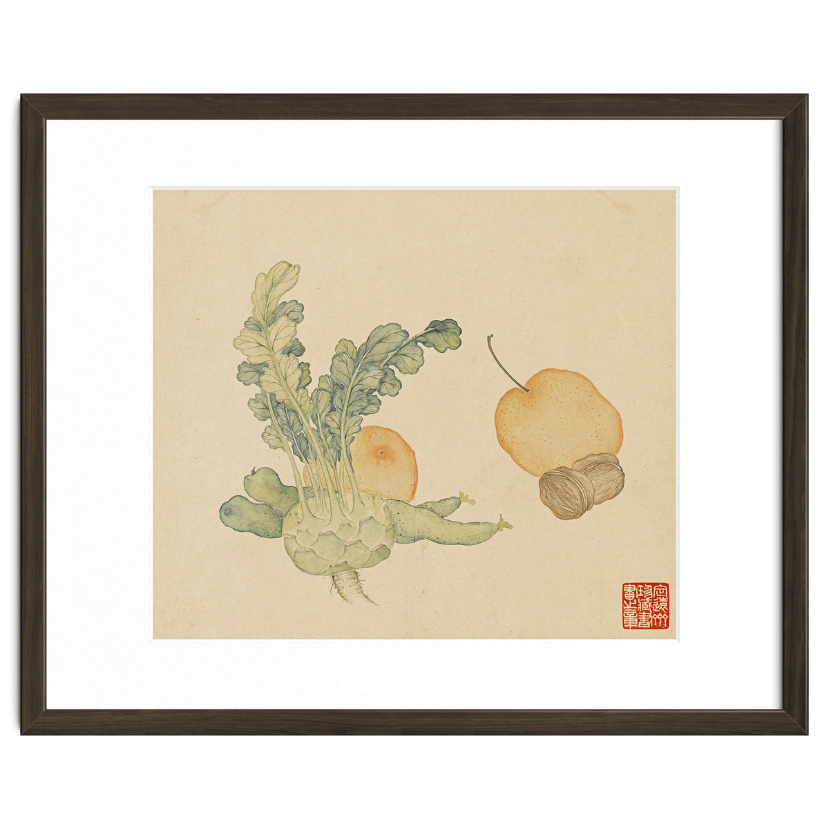 Wang Chengpi ~flowers And Vegetables, Vegetables, Fruits, Epiphyllum, Pears, Peppers