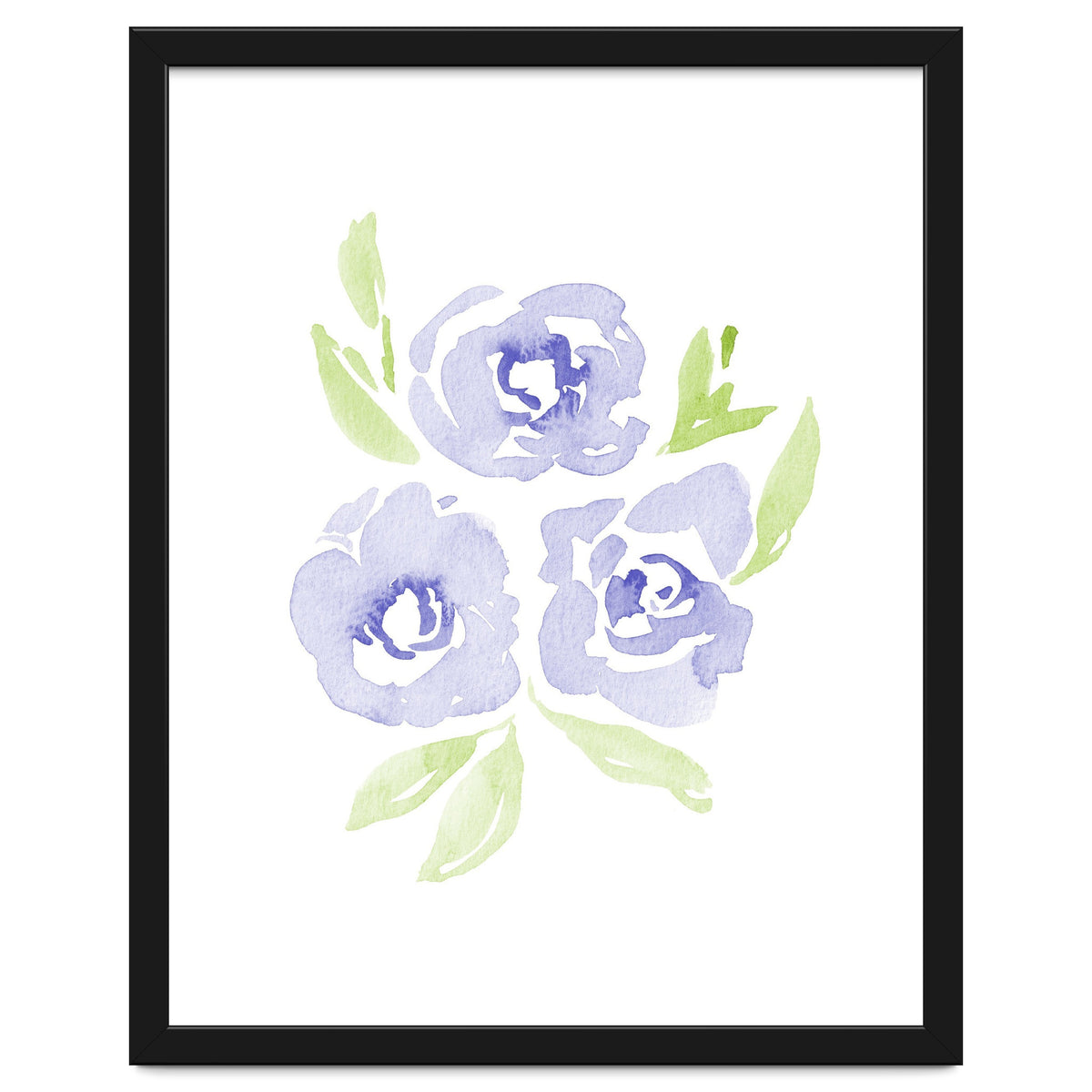 Wild Roses | Periwinkle Blue
