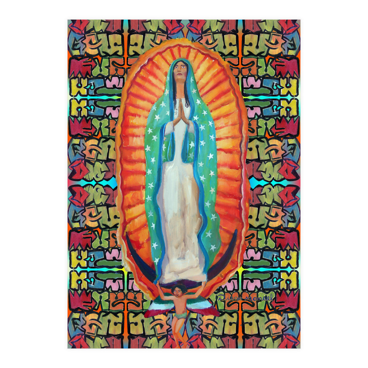 Virgen De Guadalupe 4 (Print Only)