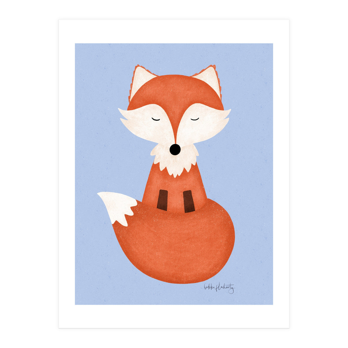 Sleeping Fox (Print Only)