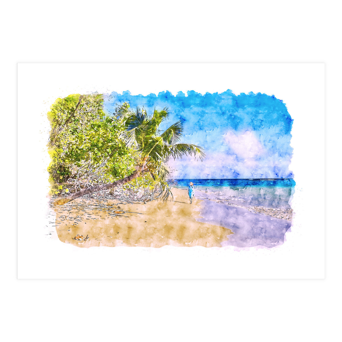 Tropical Island (Print Only)