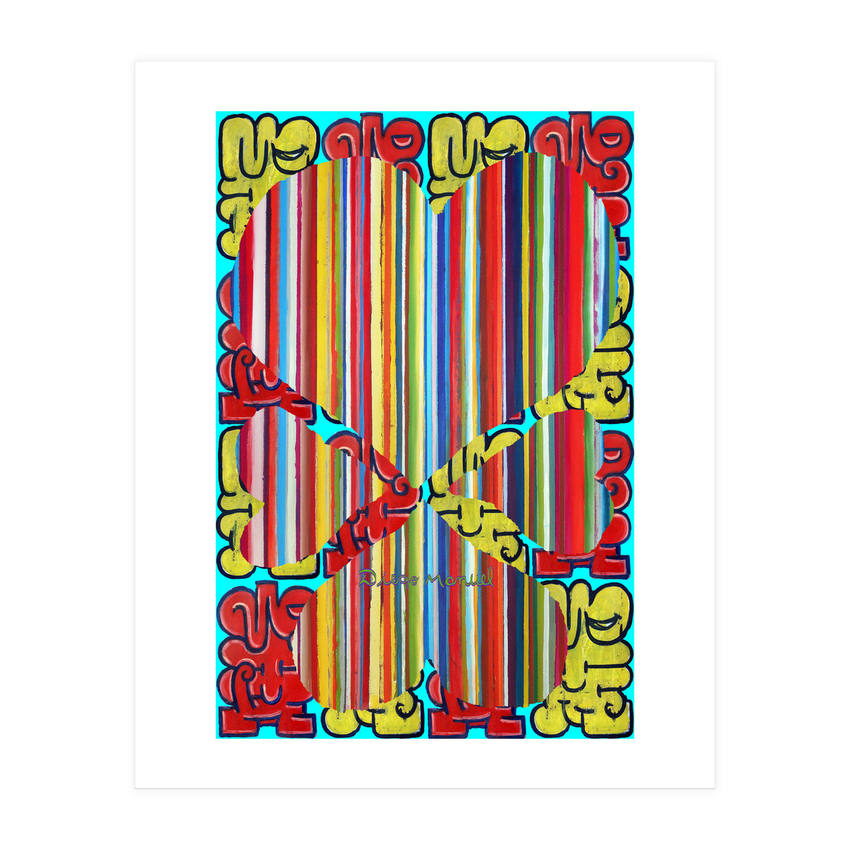 4 Corazones Tapiz 5 (Print Only)