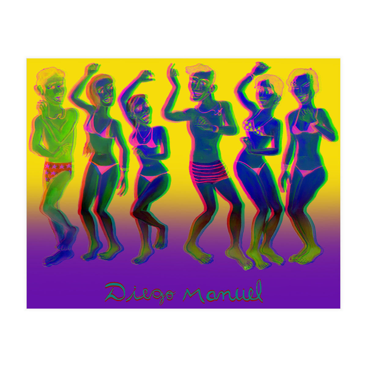 Playa Punta Mogotes 3d (Print Only)