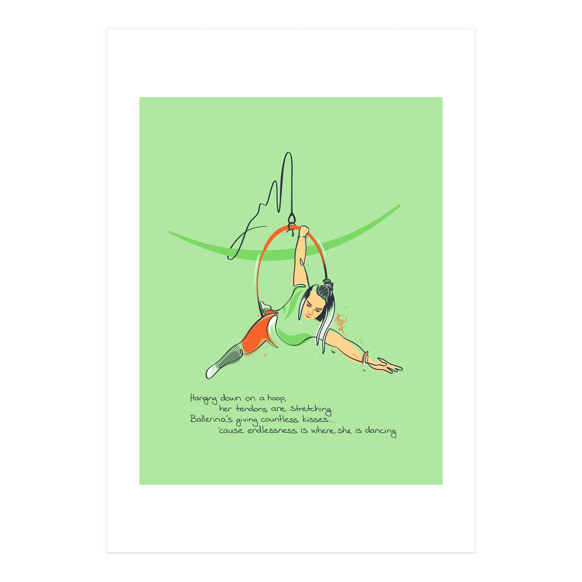 Hoop Balerina 2 (Print Only)