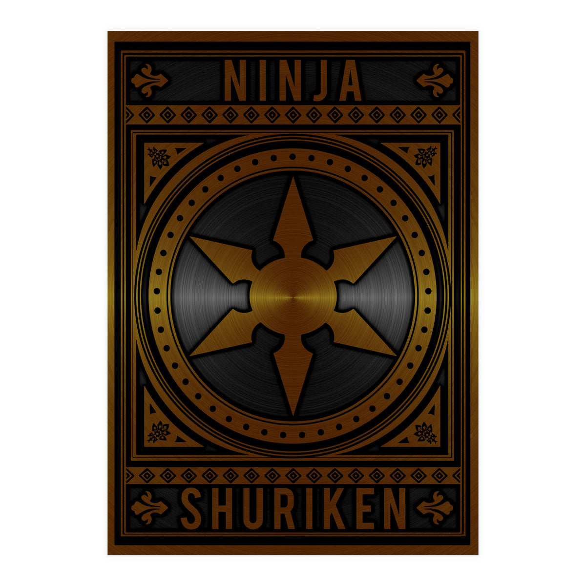 Ninja Shuriken (Print Only)