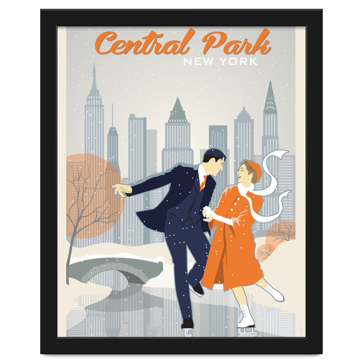 Skating in Central Park