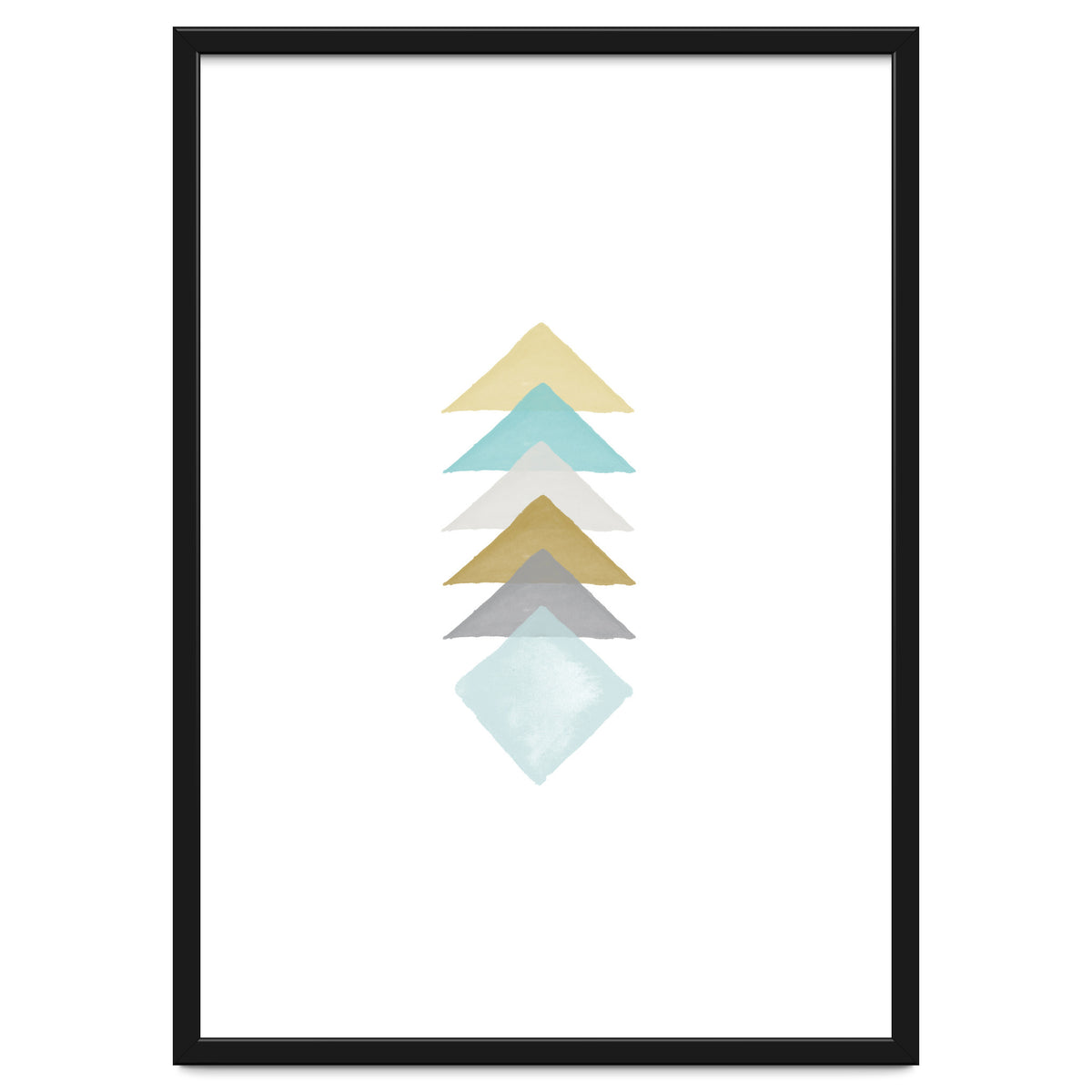 Watercolor Triangles