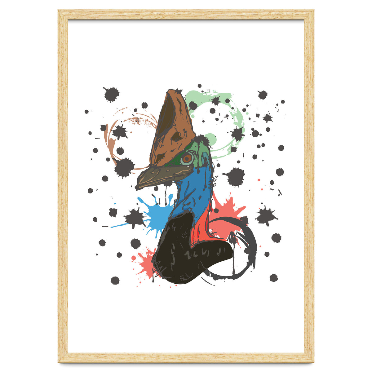 Cassowary Bird Sketch