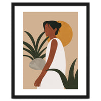 Botanical Woman - Abstract Boho