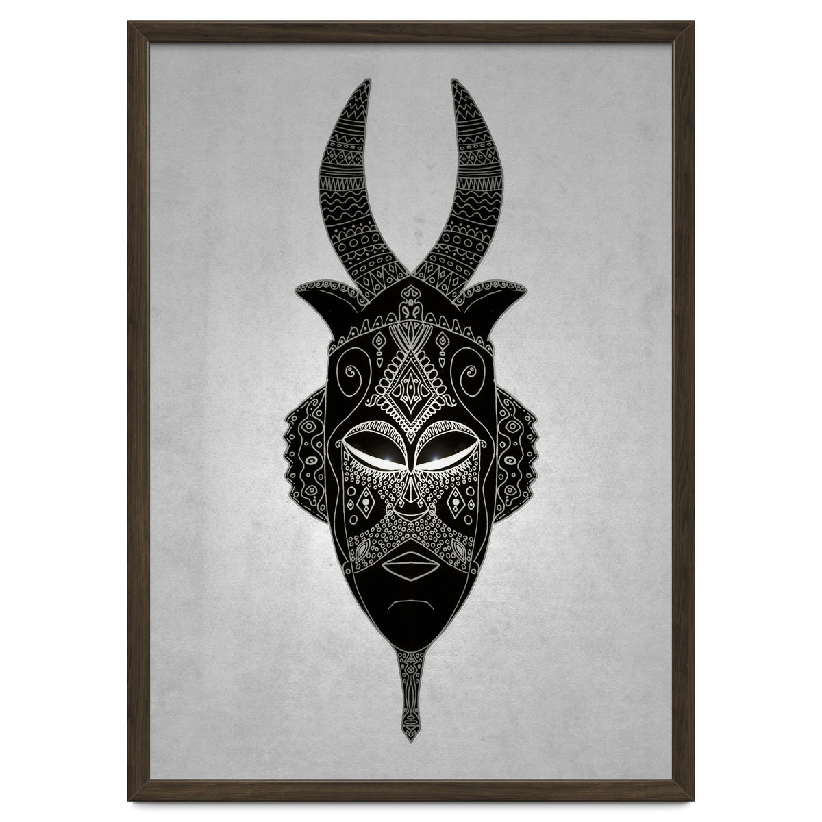 Horned Tribal Mask