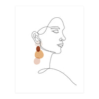 Earring woman (Print Only)