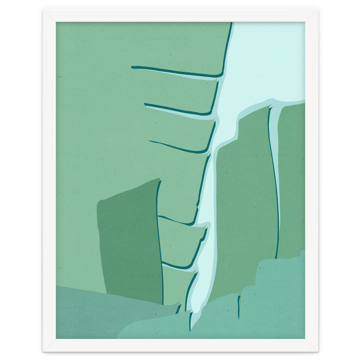 Abstract Banana Leaves One - Greener Eden