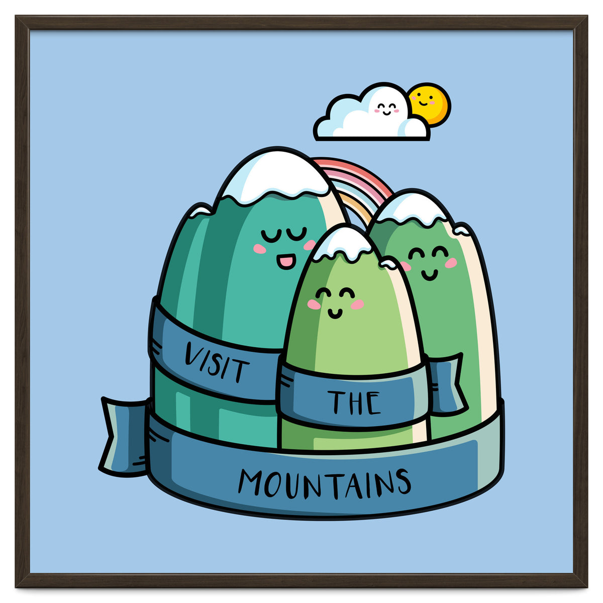 Kawaii Cute Visit the mountains