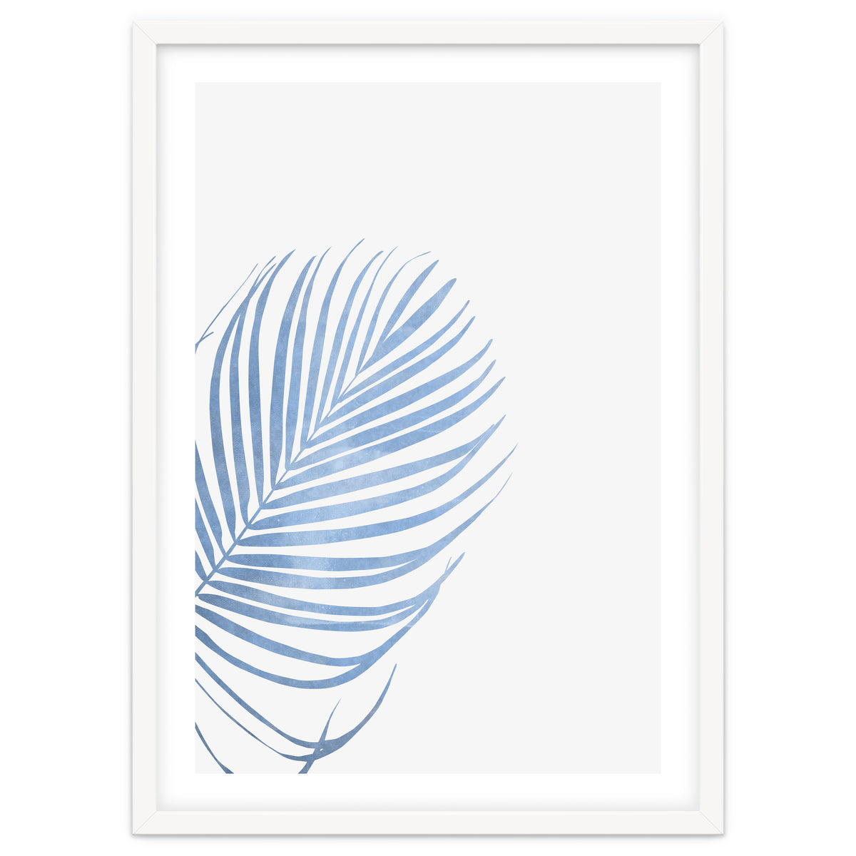 Blue Palm Leaf