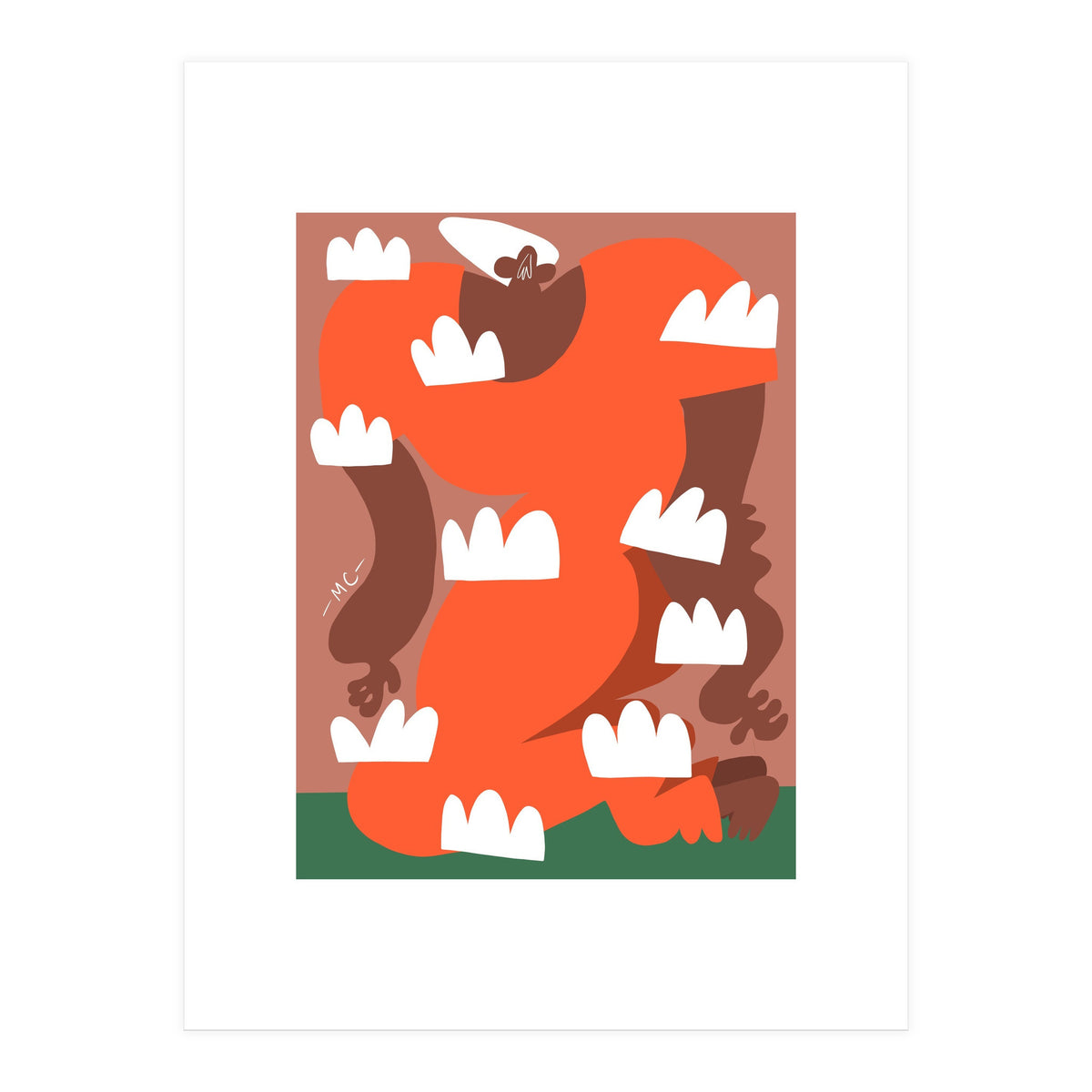 Head In The Clouds And Feet On Earth (Print Only)