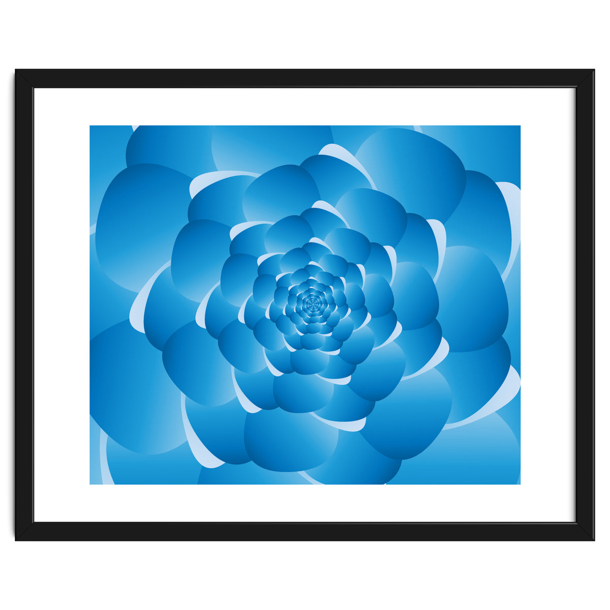 Sky Cloud Spiral Blue Spiral